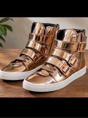 Radii Straight Jacket VLc FM1037 Liquid Rose Gold High-Top Sneakers – Men’s 11